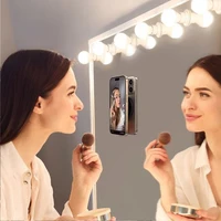 Silikoninis prisiurbiantis telefono laikiklis magnetinis su žiedu MSH9 šviesiai rožinis