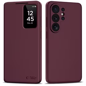 Tech-Protect Išmanusis Piniginė Dėklas for Samsung Galaxy S26 Ultra - bordo