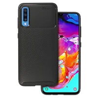 Tel Protect Carbon Elite dėklas telefonui Samsung Galaxy A70 juodas