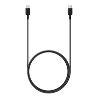 Samsung EP-DX310JBE USB-C - USB-C 3A 1.8m kabelis (didmeninė – pakaitinė pakuotė) – juodas