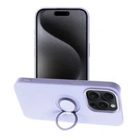 SILIKONINIS ŽIEDAS dėklas telefonui IPHONE 15 Pro violetinis