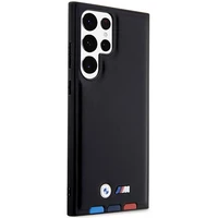 BMW BMHCS23L22PTDK S23 Ultra S918 juodas/juodas odinis dėklas Trispalvis