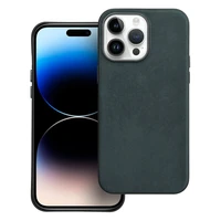 WOVEN MAG COVER dėklas telefonui suderinamas su MagSafe IPHONE 14 Pro Max žalias