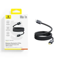 Baseus Dynamic 4 Pro greito įkrovimo USB-C - USB-C 100W 1m kabelis - juodas