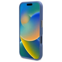 Guess 4G Logotipas Magnetinis dėklas telefonui iPhone 16 Plus - mėlynas