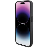 BMW odinis tekstūruotas ir juosta iPhone 15 Pro Max dėklas - juodas