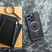 ELECTRO MAG COVER dėklas telefonui suderinamas su Magnetiniu MagSafe SAMSUNG A26 titano mėlyna