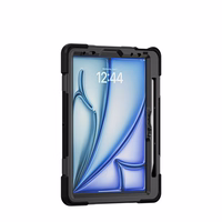 Crong Defender Plus – Armored dėklas iPad Air 11” (2026 – 2024) / iPad Air 10.9” (5th-4th gen.) (juodas)