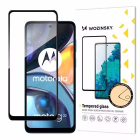 Wozinsky pilno klijavimo grūdintas stiklas Motorola Moto G22