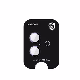 Joyroom JR-MFY0255 Apsauginis stiklas iPhone 16/16 Plus objektyvams - juoda