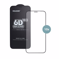 Apsauginis stiklas (m) – 6D Pro Veason Glass (SET 10in1) skirta Samsung Galaxy A36 / A56 5G - juodas (m)