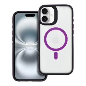 Dėklas NEO telefonui IPHONE 16 Plus, suderinamas su MagSafe, violetinis