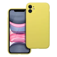 Silikoninis dėklas 2mm iPhone 11 citrininis