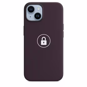 Dėklas "Silicone Case v2" skirtas iPhone 14 / Elderberry / su įpakavimu