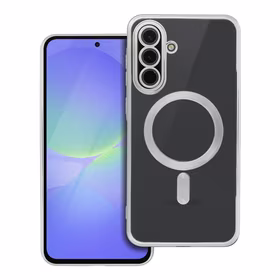 ELECTRO MAG COVER dėklas telefonui suderinamas su Magnetiniu MagSafe SAMSUNG A36 sidabrinė