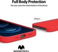 Dėklas Mercury Silicone Case Samsung A725 A72 raudonas