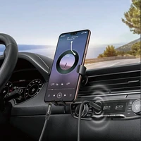 Dudao L12S AUX kabelis mini lizdas 3.5mm 1m 3 kontaktų stereo - juodas