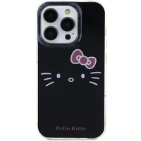 Hello Kitty IML Kitty Face Dėklas telefonui (m) iPhone 15 Pro Max - juodas (m)