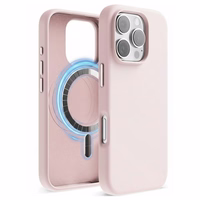 Dėklas "TM MagSafe Silicone" iPhone 13 / Rožinis smėlis /