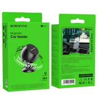 Borofone automobilinis laikiklis BH41 Triumphant magnetinis, lipni bazė juodas