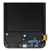 LCD ekranas skirtas SAMSUNG A70 A705 HARD OLED su rėmu