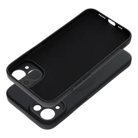 SILICONE MAG COVER dėklas telefonui suderinamas su MagSafe iPhone 14 juodas