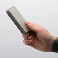 Išorinė baterija saderinta su MagSafe Forcell F-Energy SuperSlim F10K8 QC4.0 PD3.0 15W 10000 mAh titano dykumos spalva