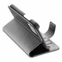 Cellularline Book Agenda - iPhone 14 dėklas with MICROBAN coating (juodas)