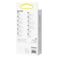 3in1 USB - micro USB / Lightning / USB-C 3.5A 1.2m kabelis Baseus StarSpeed - juodas