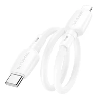 Borofone Kabelis BX93 Super Power - Typ C į Lightning - PD 20W 0,25 metrai baltas