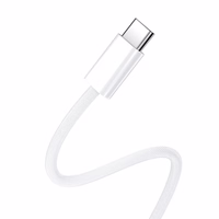 BWOO Kabelis USB-C - USB-C 1m 60W iPhone 15 BO-X284 baltas