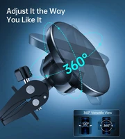 Automobilinis telefono laikiklis Choetech AT0004 MagSafe juodas