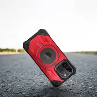ARMOR MAG COVER dėklas telefonui su MagSafe iPhone 11 Pro raudonas