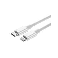 WiWU - Classic serijos duomenų kabelis Wi-C008 USB C į USB C 100W - baltas