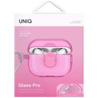 Uniq Glase Pro dėklas AirPods Pro 2 - rožinis