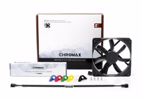 Noctua NF-S12A PWM chromax.black.swap Kompiuterio korpusui Ventiliatorius 12 cm Juoda 1 vnt