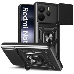 Tech-Protect CamShield Pro dėklas telefonui Xiaomi Redmi Note 14 4G / LTE - matinis juodas