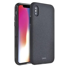 Uniq Lithos dėklas telefonui iPhone X / Xs - juodas