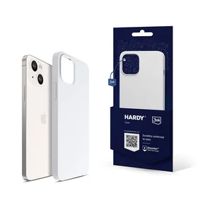 3mk Hardy Silicone MagDėklas iPhone 14 Plus - baltas
