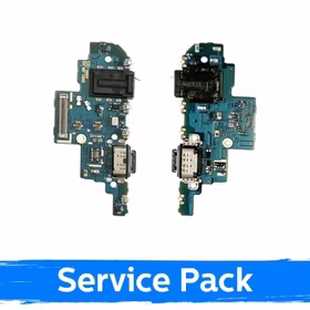 Krovimo lizdas skirtas Samsung A528 A52s (K2 version) su lanksčiąja jungtimi / plata (Service Pack)