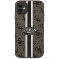 Guess GUHMN61P4RPSW iPhone 11 / Xr rudas/rudas kietas dėklas 4G Printed Stripes MagSafe