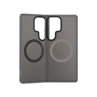 Benks magnetinis Lucid Armor dėklas (0045) Samsung Galaxy S25 Plus Ultra telefonui, titano spalvos