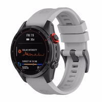 Silikoninis dirželis GARMIN FENIX 3 / 3HR / 5X / 6X / 6X Pro / 7X / 7X Pro pilkas (12)