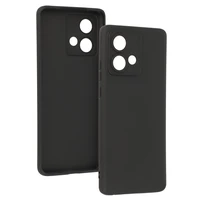 Matinis dėklas telefonui (m) MOTOROLA EDGE 40 NEO 5G - juodas (m)