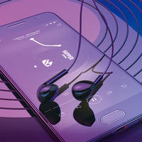 Borofone ausinės BM100 Fuente su mikrofonu Type C (DAC) juodos