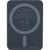 Išorinė baterija Ferrari Metalinis logotipas Magnetinis 15W 5000mAh - juoda