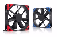 Noctua NF-S12A PWM chromax.black.swap Kompiuterio korpusui Ventiliatorius 12 cm Juoda 1 vnt