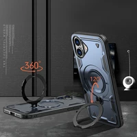 Hybrid Armor Trendy dėklas telefonui su MagSafe iPhone 16 - mėlynas