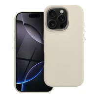 Dėklas skirtas iPhone 16 PRO Forcell F-Protect Frame Premium suderinamas su Magsafe senovinė balta