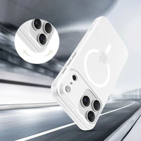 Tech-Protect MagSlim Magnetinis dėklas telefonui iPhone 17 Pro Max - matinė balta